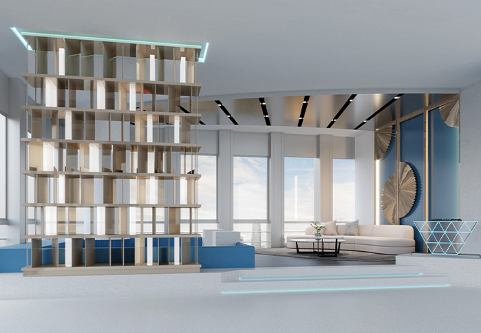 Exhibition lounge